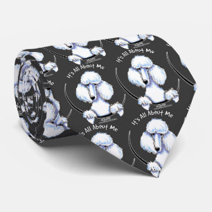 White Standard Pudel allt om mig Slips