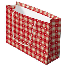 White Star Gingham Country Holiday