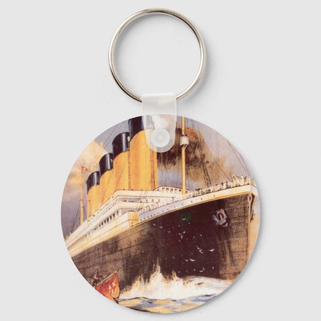 White Star Line Logo Nyckelring (Baksida)