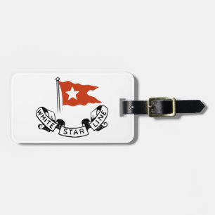 White Star Line-Logotyp Bagagebricka