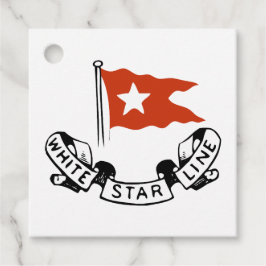 White Star Line-Logotyp Gåvor Etiketter