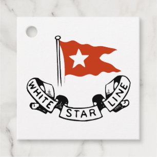White Star Line-Logotyp Gåvor Etiketter