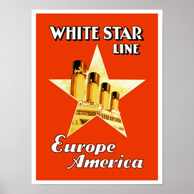 White Star Line Poster (Framsidan)