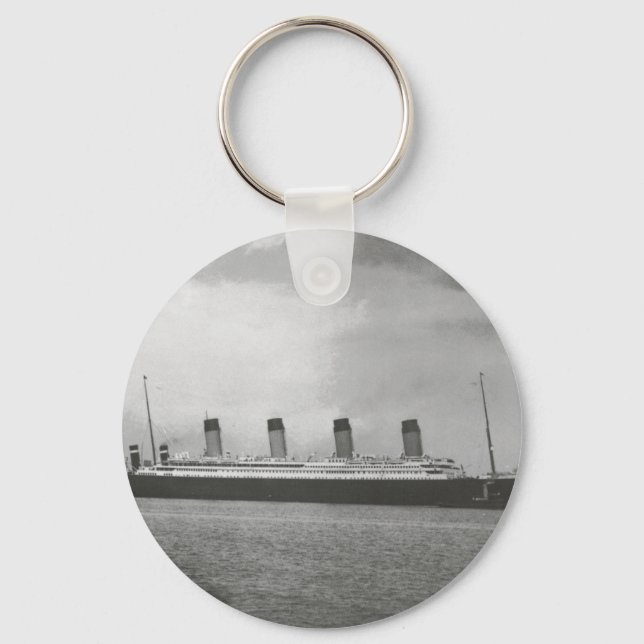 White Star Line - Titanic - Segling på resan Nyckelring (Framsida)