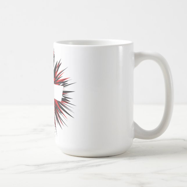 WHITE STARBURST KOR MUGG (Höger)