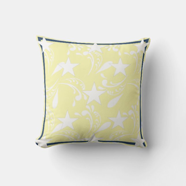 White Stars Pillow Utomhuskudde (Framsida)