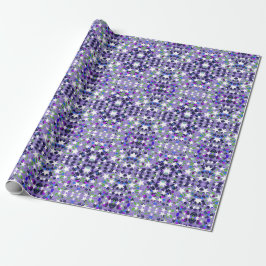 White Stars Purple Bold Modern Fun Event Presentpapper