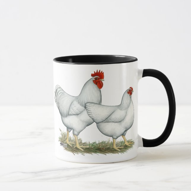 White Sten Chickens Mugg (Höger)