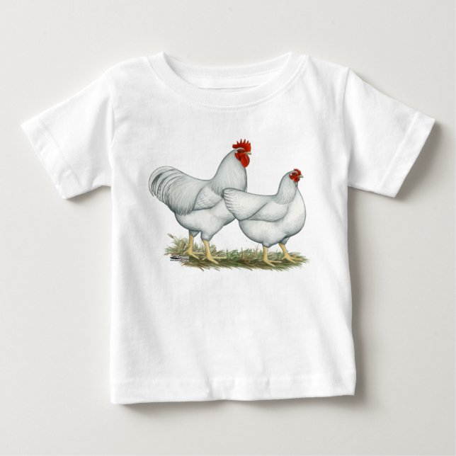 White Sten Chickens Tee (Framsida)