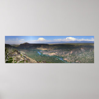 White Sten Lookout mot Black Mesa Poster