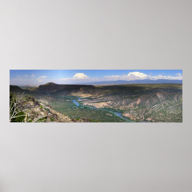 White Sten Lookout mot Black Mesa Poster (Framsidan)
