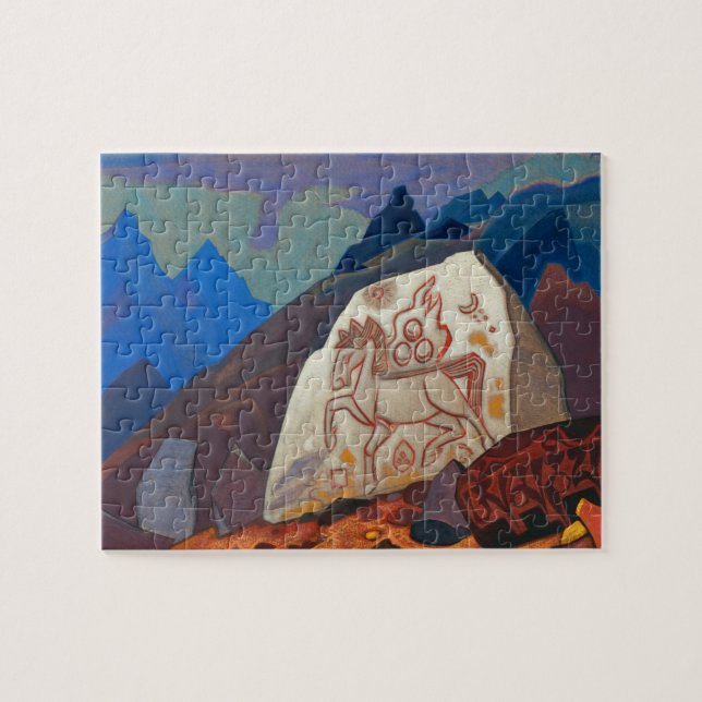 White Stone, Chintamanis tecken av Roerich Pussel (Horisontell)
