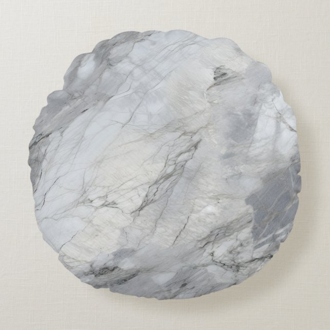 White Stone Struktur Design Series 2 Rund Kudde (Framsidan)