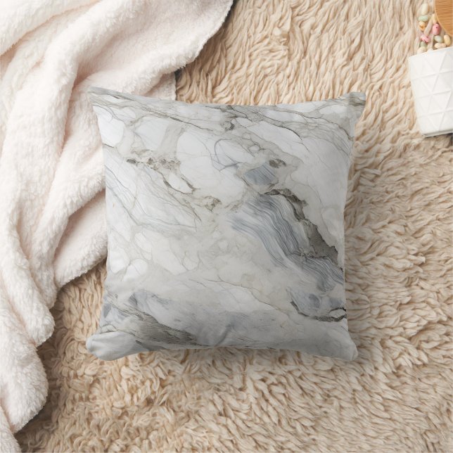 White Stone Textures Design Series 4 Kudde (Filt)