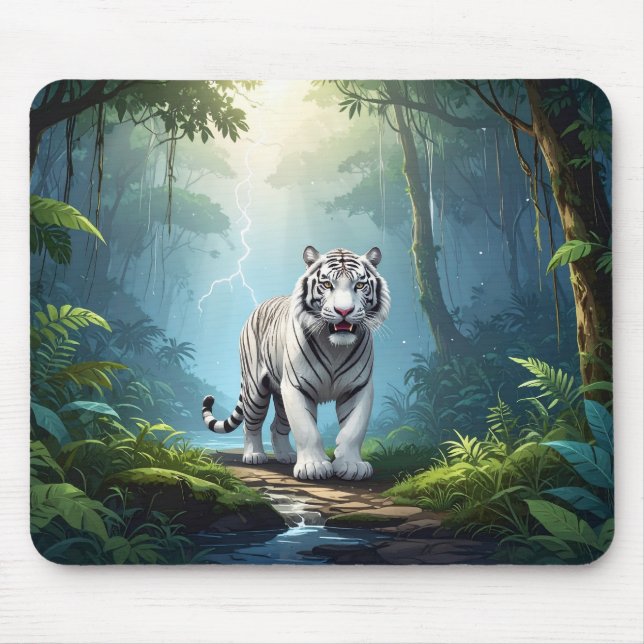 White Storm Tiger – Jungle Lightning Fantasy Mouse Musmatta (Framsidan)