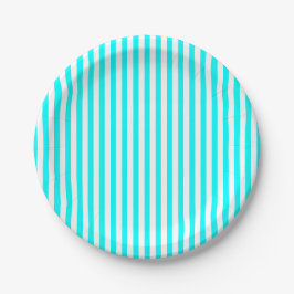 White Stripes Aqua