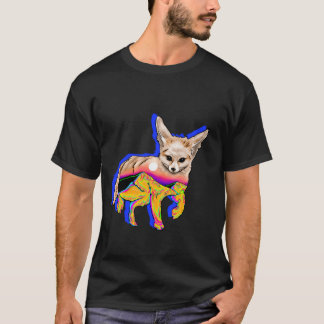 White Sunset Desert Fennec T Shirt