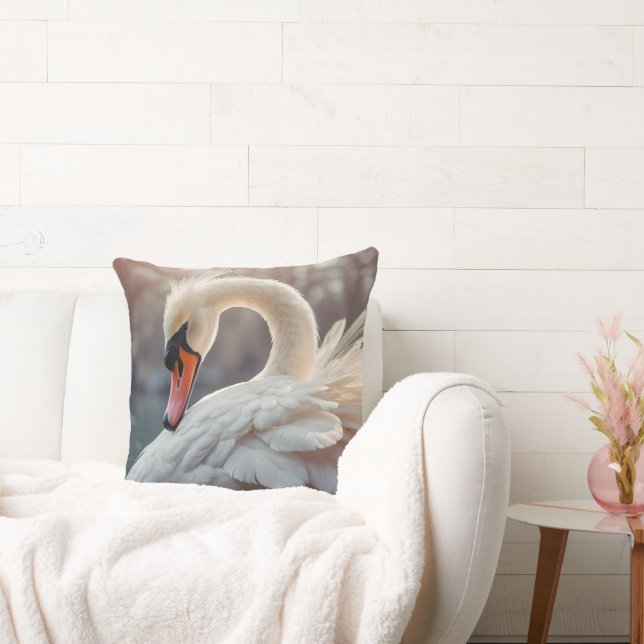 *~* White Svan Art nouveau SC1 Tranquil Kudde (Soffa)