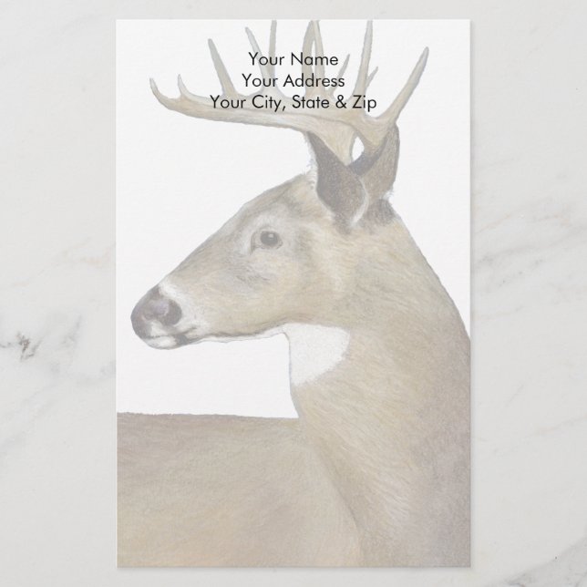 White Svan Buck Brevpapper (Framsida)