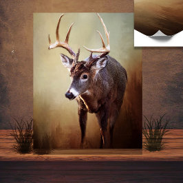 White Svan Buck Poster