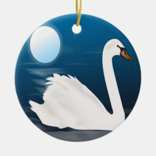 WHITE SVAN JULGRANSPRYDNAD KERAMIK
