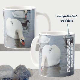 White Svan Kaffemugg