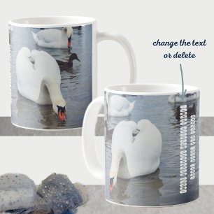 White Svan Kaffemugg