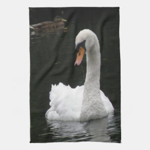 White Svan Kitchen Towel Kökshandduk