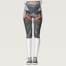 White Svan Leggings