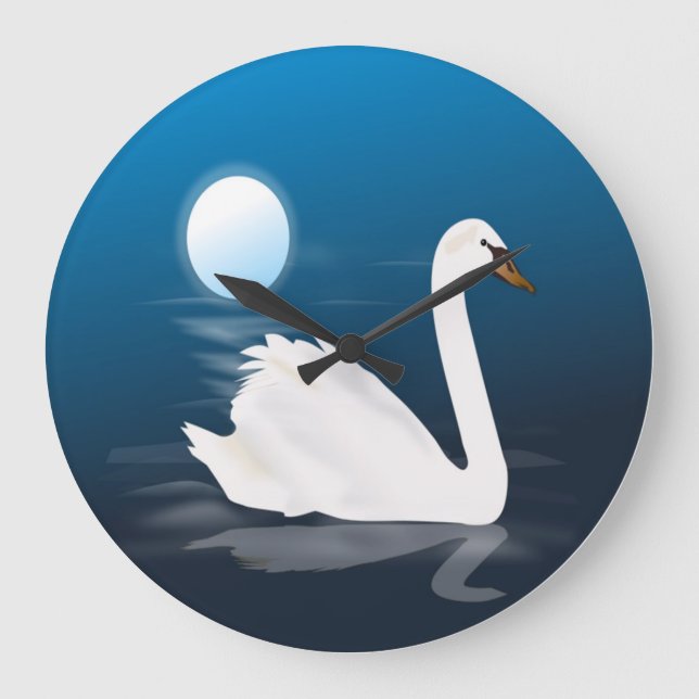 WHITE SVAN STOR KLOCKA (Framsida)