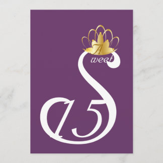 White Svan Sweet Femton Coronation_ Anpassa Inbjudningar