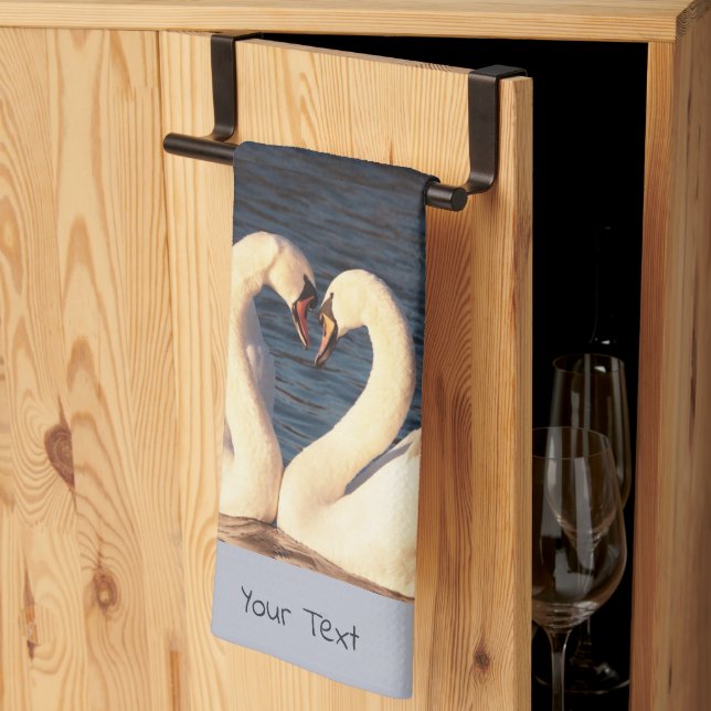 White Svanar Kitchen Towel Kökshandduk (Thirds Fold)