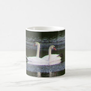 White Svanar Mugg