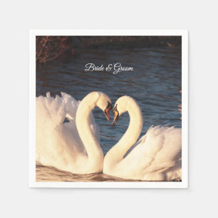 White Svanar Napkins Pappersservett
