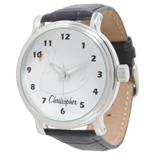 White Swan Design Personlig Armbandsur