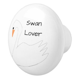 White Swan Design Personlig Knopp
