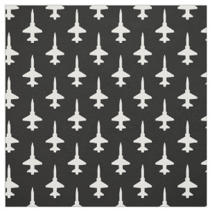 White T-38 Talon Mönster på Black Tyg