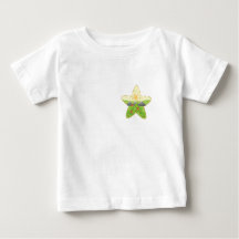 white t  shirt  printed with nature