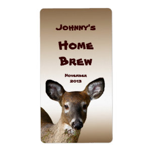 White Tails Hjort Beer-etikett Fraktsedel