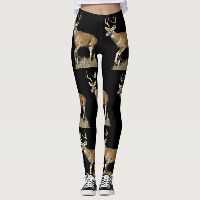 White Tails Hjort Buck Leggings (Framsida)