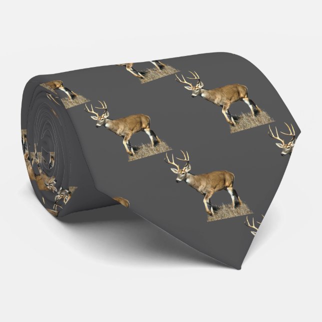 White Tails Hjort Buck Neck Tie Slips (Rullad)