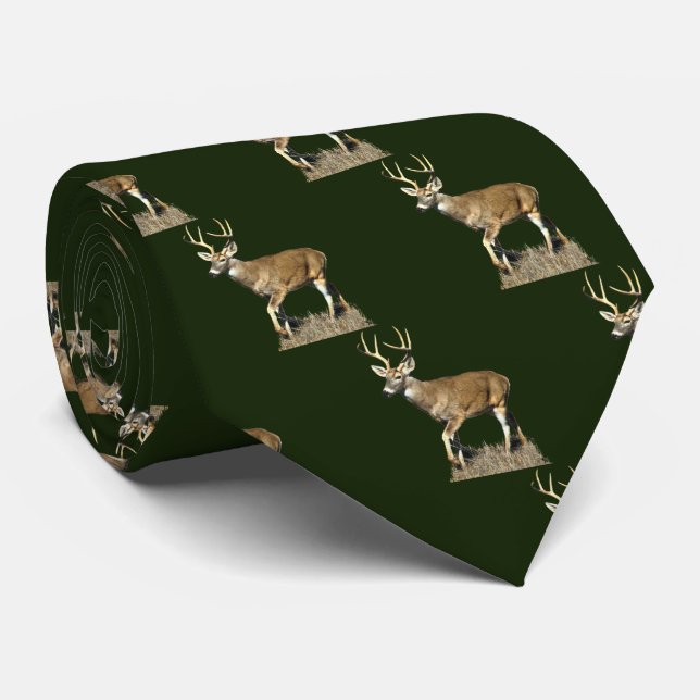 White Tails Hjort Buck Neck Tie Slips (Rullad)