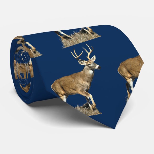 White Tails Hjort Buck Neck Tie Slips (Rullad)