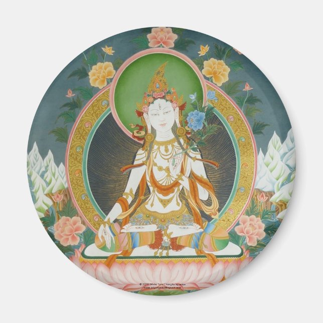 White Tara Magnet (Framsidan)