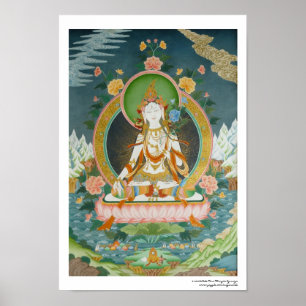 White Tara Poster