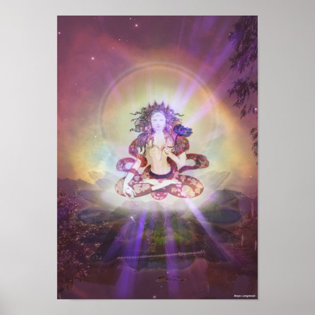 'White Tara'-utskrift Poster (Framsidan)