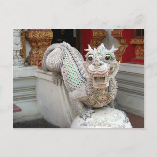 White Temple Dragon Vykort