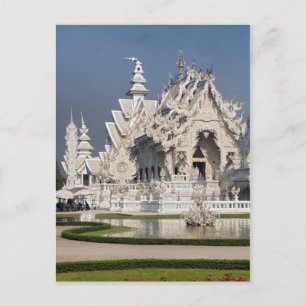 White Temple (Wat Rong Khun), Thailand Vykort