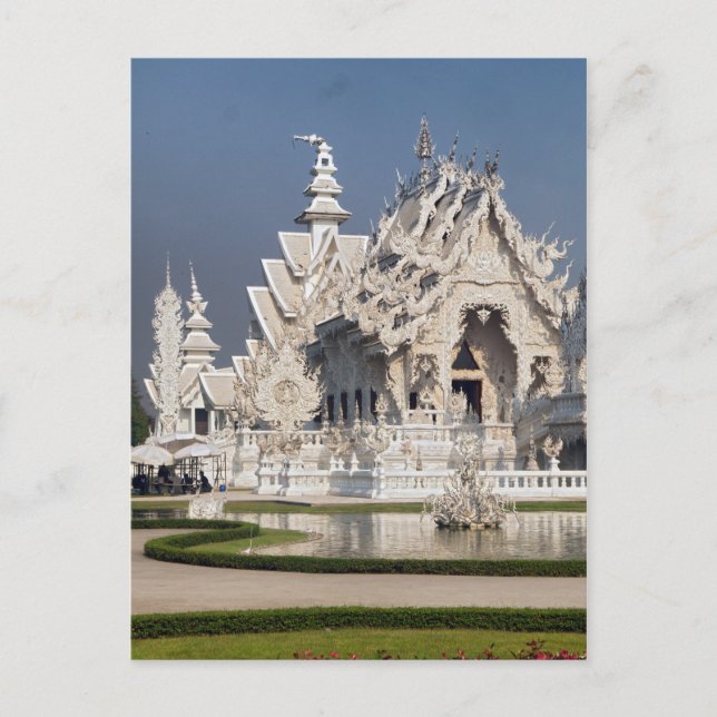 White Temple (Wat Rong Khun), Thailand Vykort (Framsida)