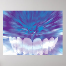 White Teth Bita Dentist Orthodontist Poster